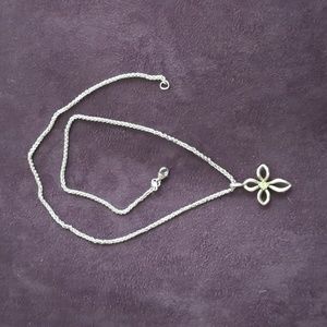James Avery birthstone cross necklace
